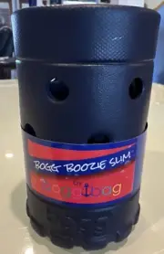 Bogg Bag Boozie Koozie SLIM Can Drink Holder Navy Blue Authentic