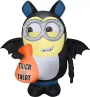 Halloween Minion Dave Bat Costume Airblown Inflatable Decor LED Lawn Holiday NEW
