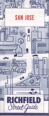 1960 Richfield Road Map: San Jose NOS