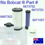 fits Bobcat Air Fuel Engine Filter Kit 453 463 MT50 MT52 319 320 321 322 323 324