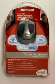 Microsoft Wireless Notebook Optical Mouse 4000 Model 1050,1051 For PC/MAC New