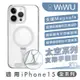 WiWU 太空系列 支架 支援 Magsafe 防摔殼 手機殼 保護殼 iPhone 15 Plus Pro Max