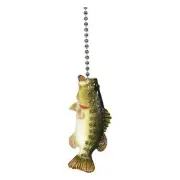 Large Mouth Bass Fan Pull Chain Lamp Light