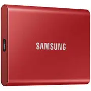 Samsung T7 Portable SSD 1TB - Up to 1050MB/s - USB 3.2 External Solid State Drive, Red (MU-PC1T0R/AM)