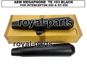 "AEW MEGAPHONE TE 103, BLACK" FIT FOR ROYAL ENFIELD INTERCEPTOR 650 & GT 650