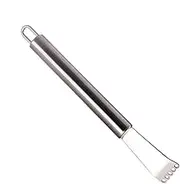 jamgeery Lime Zester,Stainless Steel Lemon Grater Zester | Ergonomic Kitchen Utensils, Durable Lemon Grater for Citrus, Kitchen, Home