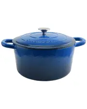 Crockpot Artisan 7qt Cast Iron Dutch Oven NoSize Blue