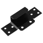 Brackets Accessories Black Closed Metal Shelf Stainless Steel Wear-resistant