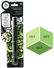 SPECTRUM NOIR - TRI BLEND 3-IN-1 MARKER - LIGHT GREEN BLEND - LG1, LG3, LG5