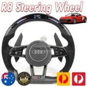 Carbon Fiber LED Shift Light Steering Wheel For Audi R8 Spyder V10 2015 to 2024