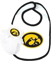 Future Tailgater Iowa Hawkeyes Baby Bib Socks Set