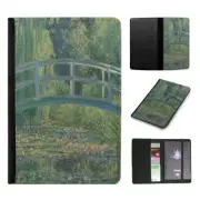 PASSPORT ITINERARY ORGANIZER|CLAUDE MONET - THE WATER LILY POND ART