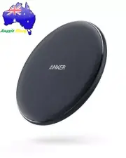 Anker Wireless Charger 10W Qi-Certified Pad Fast Charge Samsung Apple Compatible