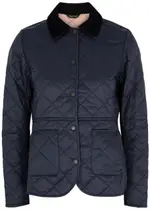 Barbour Deveron Quilted Shell Jacket - Navy - 14 14