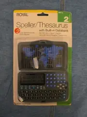 Royal Electronic Speller Thesaurus - ST74 - Built in Databank - Original Package