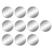 10 Pack 6 inch Round Mirror Sheets Self Adhesive Mirror Tiles for Walls Decor...