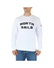 North Sails Mens Crew Neck Sweatshirt - Sweatshirts & Hoodies - White -Size