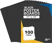 Poster Board, Black Poster Paper 11x14, Black Poster Board, Poster Board Bulk, Large Poster Board, School Supplies, 100 Pack