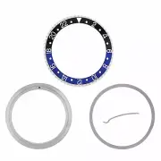 Retaining Ringbezel & Insert For Rolex GMT Batman 16718 Black/Blue