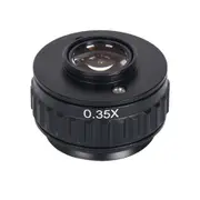 HAYEAR 0.35X C-Mount Lens Adapter, Microscope Camera Connector, Focus Adjustable, Trinocular Stereo Micro