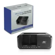 Vantec NST-DM12C31 NexStar JX USB3.2 Gen2x1 Triple Bay Dock with Clone Function