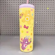 Zak Designs 23oz Care Bears Double Wall Easter Tumbler with Straw (NEW)