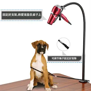 寵物吹風機支架 寵物美容吹毛拉毛支撐架 電吹風筒架 狗狗吹水機固定架 (3.6折)
