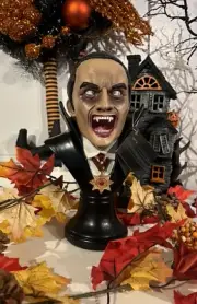 Count Dracula Vampire 12.5” Bust Statue Figure Bela Lugosi Rare Horror