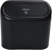 Storage Box Hanging Vehicle Garbage Dust Case Pressing Type Trash Can Waterproof Car Trash Bin ABS Car Interior Accessories