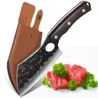 Handmade Boning Chef Knife Forged Meat Cleaver knife Camping Knife with Sheath