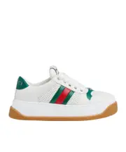 Gucci Web Detailed Screener Sneakers 37,38,39 white