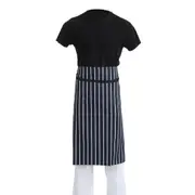 Whites Butchers Stripe Waist Apron Navy and White Stripe • PAS-A647