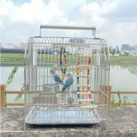 在飛比找蝦皮商城精選優惠-不鏽鋼鳥籠 鳥籠籠子 鸚鵡籠 鸚鵡 鳥籠 中大型  鸚鵡鳥籠