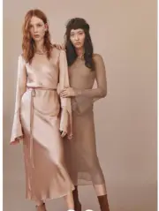 Bec & Bridge Dahlia Midi silky dress Size 12 BNWT RRP$250 quiet luxury cocktail