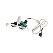 StarTech 24in Internal USB Motherboard Header to 2 Port Serial RS232 Adapter -