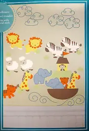 TIDDLIWINKS - Noah's Ark - NURSERY WALL STICKERS / DECALS