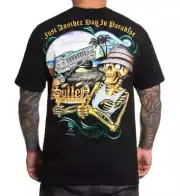 Sullen Clothing "PARAISO" Mens tee Art Collective tattoo Black