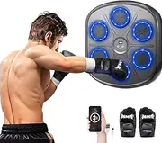 ProPulse Music Boxing Machine, Wall Mounted Smart Bluetooth Music Boxing Trainer, Rechargeable Boxing Target for Home, Indoor and Gym, Electronic Punching Equipment