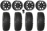 Valor V13 Beadlock 15" Wheels Black 33" RC500 Tires UForce U10 Pro / U10 XL Pro