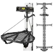 Hawk Helium Hunting Tree stand Portable Climbing Sticks w/ Fold Up Steps