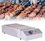 Electric Table Top Griddle, Indoor Electric Kabob Skewers Grill, 2800w Power Adopts Stainless Steel 5u Heat Pipe Temperature Control for Parties, Backyard BBQ, Camping