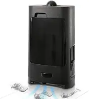 Touchless Stationary Vacuum, 1400W 2.7L Hair Vacuum for Salons, Powerful Vacuum Dustpan with Led Indicator Light and Hepa Filter, Automatic Sensors for Sweeping Pet Hair