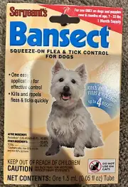 Sergeants Bansect ® Squeeze-On Flea & Tick Control Small Dogs 7-33 lbs