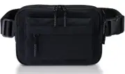 Valentines Day Gifts for Him/Her, Lightweight Fanny Pack, Crossbody Bag Black