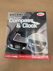 Bell Overhead Console Compass/Clock Headliner Auto Automotive Car Vehicle