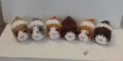 Goofy Guinea Pigs! ~ cute mini crochet plush hamster pocket pet