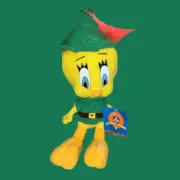 NWT 1997 Tweety Plush Bird Robin Hood Looney Tunes Warner Brothers Plush