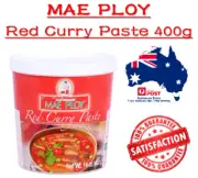 NEW Premium Thailand Mae Ploy Red Curry Paste 400g + Free Shipping 泰国-泰娘咖喱醬