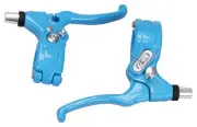 Dia-Compe Tech 77 LOCKING BMX freestyle brake levers lever set - MAUI BLUE