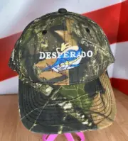 Desperado ‘Blue Marlin’ Mossy Oak Camo Hat OSFM Hook And Loop Embroidered
